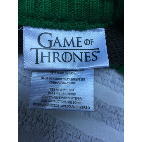 Game of Thrones Men's "Tis the Last Season" Ugly Christmas Sweater Gray Large - Picture 4 of 9